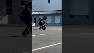 I WRECKED my fz07 #motorcycle #wheelies #fz07 #wheelie #motorcyles #bike #fz