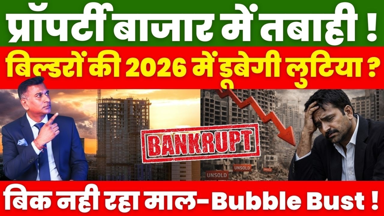 Don't Wait ! Indian Real Estate Bubble About to BURST in 2026