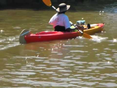 DIY Kayak Fixed Rudder - YouTube