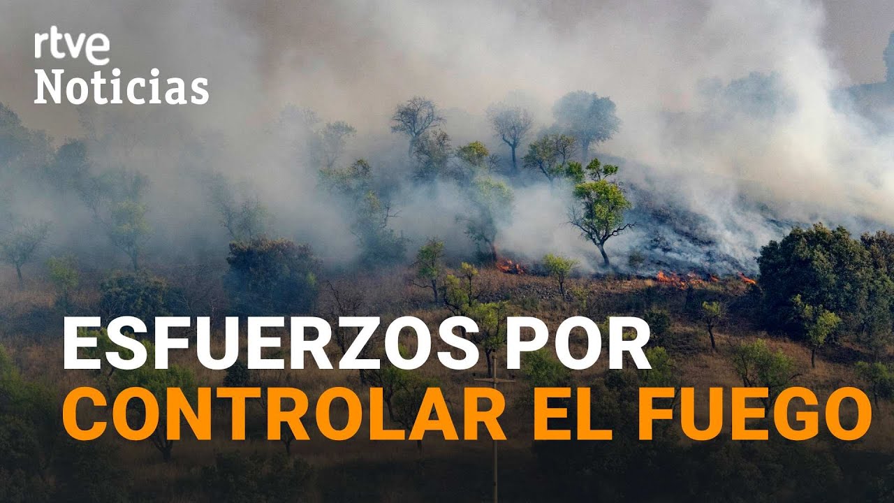 INCENDIOS NAVARRA: Los FUERTES VIENTOS y la POCA HUMEDAD afectan a las LABORES DE CONTROL | RTVE