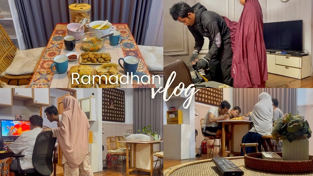#ramadhanvlog  RUTINITAS IRT SELAMA RAMADHAN/ MASAK MENU SIMPLE/ KAKAK DAN ADEK MULAI AKTIVITAS LAGI