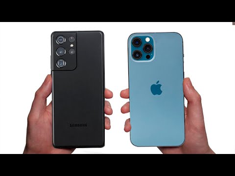 Видео: Samsung Galaxy S21 Ultra ПРОТИВ iPhone 12 Pro Max!!! Сравнение. Что купить?