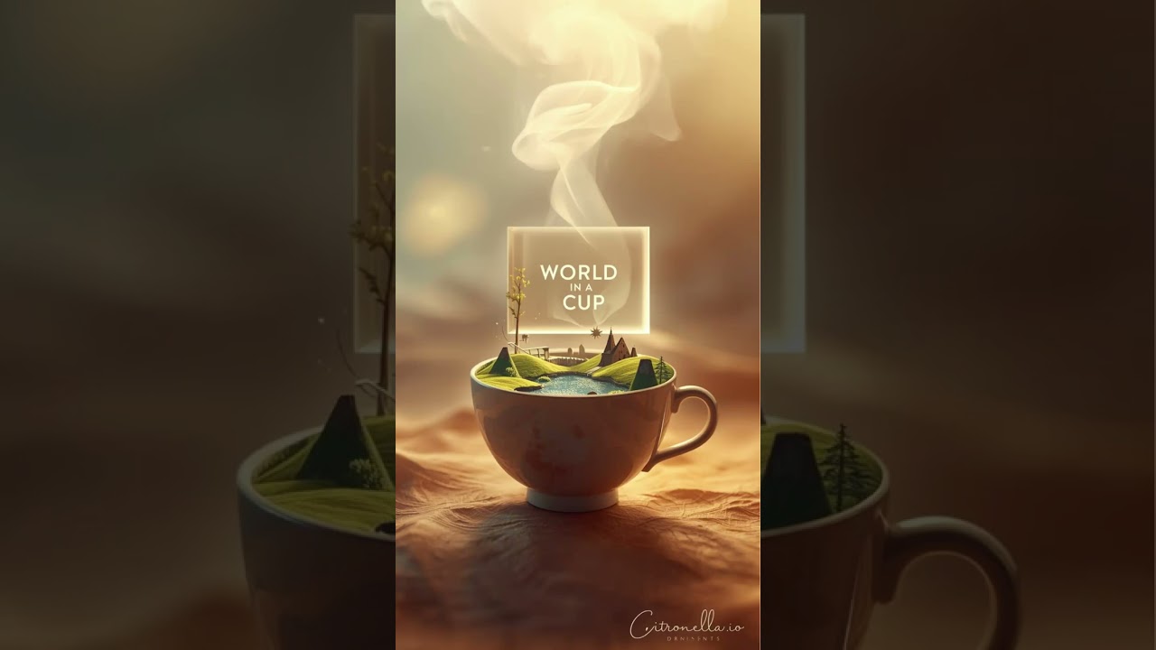 World in a Cup | Surreal Miniature World Calm Visuals