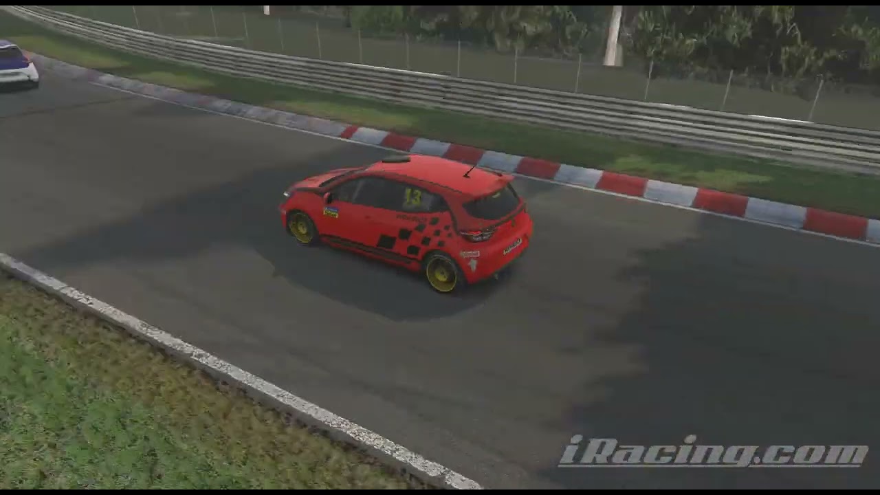 iRacing  nordschleife Race ( close race ) clio 4th position