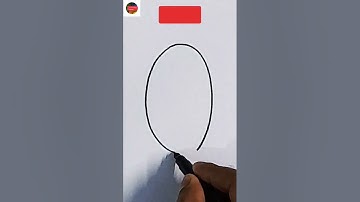 Draw a simple zero using these simple steps #shorts #ashortaday Canvassing Passion