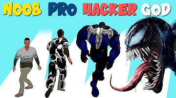 NOOB vs PRO vs HACKER vs GOD in Symbiote Rush | GokuNoob