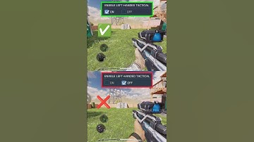 ✅ Must ON this Left Hand Tactical Setting in CODM BR 🔥💯 Codmoible Tips and Tricks #shorts #codmbr
