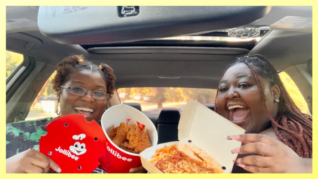 JOLLIBEE MUKBANG | fried chicken & spaghetti | DeLexis