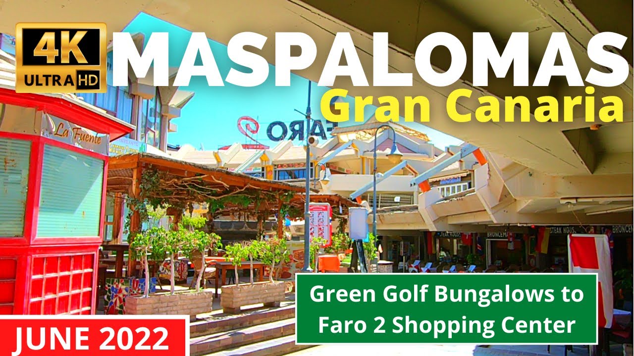 We walked from Cordial Green Golf to Faro 2 Shopping Centre in Gran Canaria ...