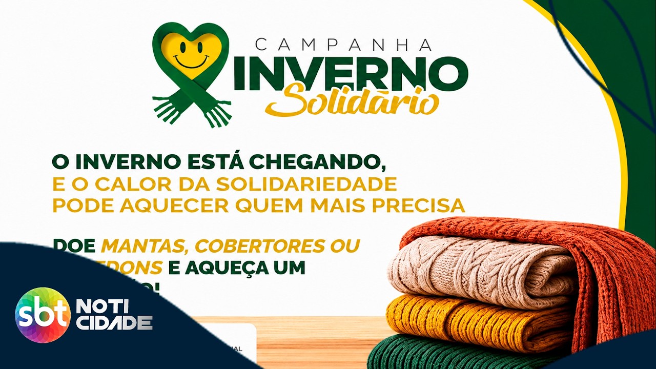 Seu agasalho pode aquecer quem mais precisa