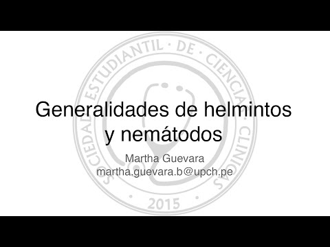 Vídeo: Helmintos Y Helmintiasis: Clasificación, Vías De Infección, Prevención