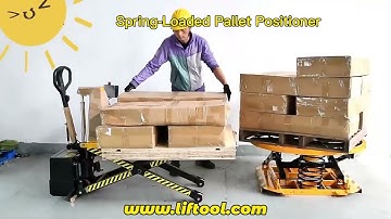Spring Loaded Pallet Positioner