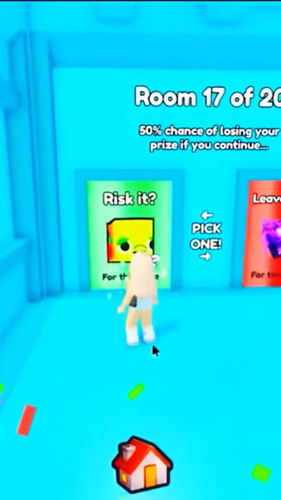 RISK IT? HUGE in PET SIMULATOR 99 MILLIONAIRE WORLD #roblox #shorts #petsimulator #huge