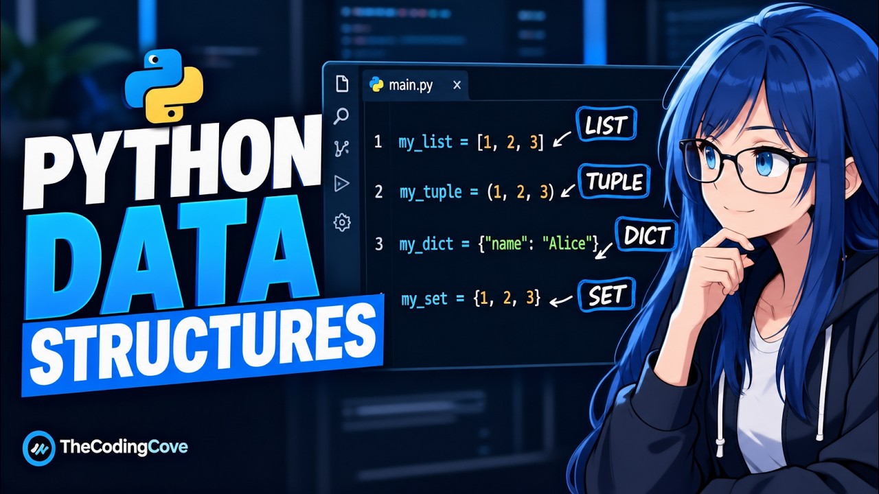 Python Data Structures Explained | Lists, Tuples, Dictionaries & Sets ...