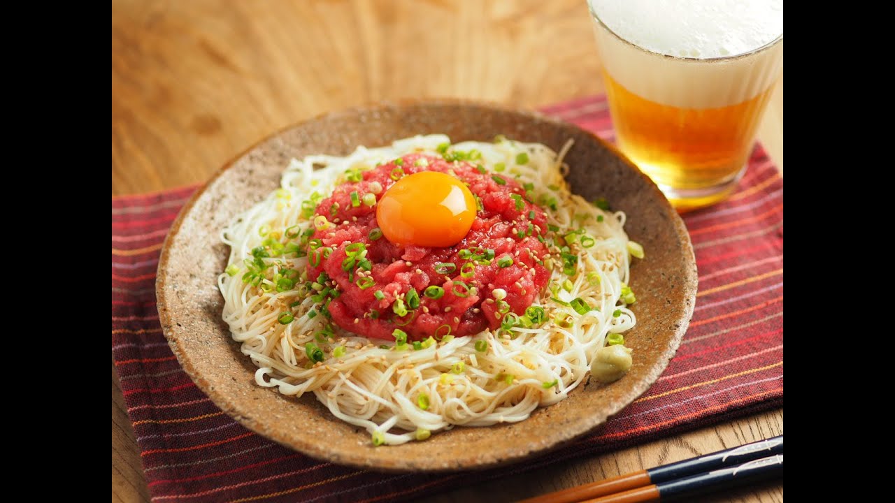 サバ缶 納豆 海苔の佃煮で ひっぱりそうめん 魚料理と簡単レシピ