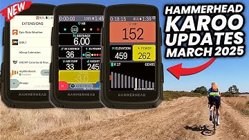 Hammerhead KAROO Update March 2025: App Store // Easier Screen Layout Setup // More
