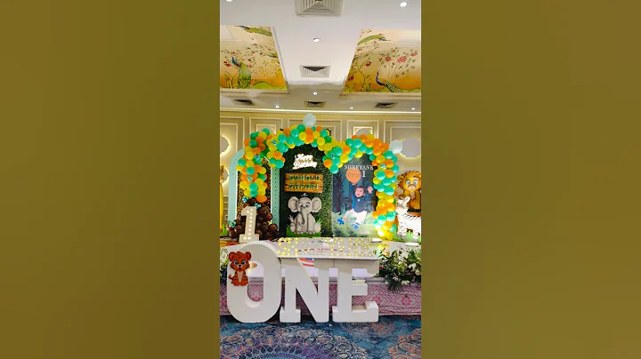 Jungle theme birthday decoration ideas,jungle theme birthday ideas,jungle birthday decoration
