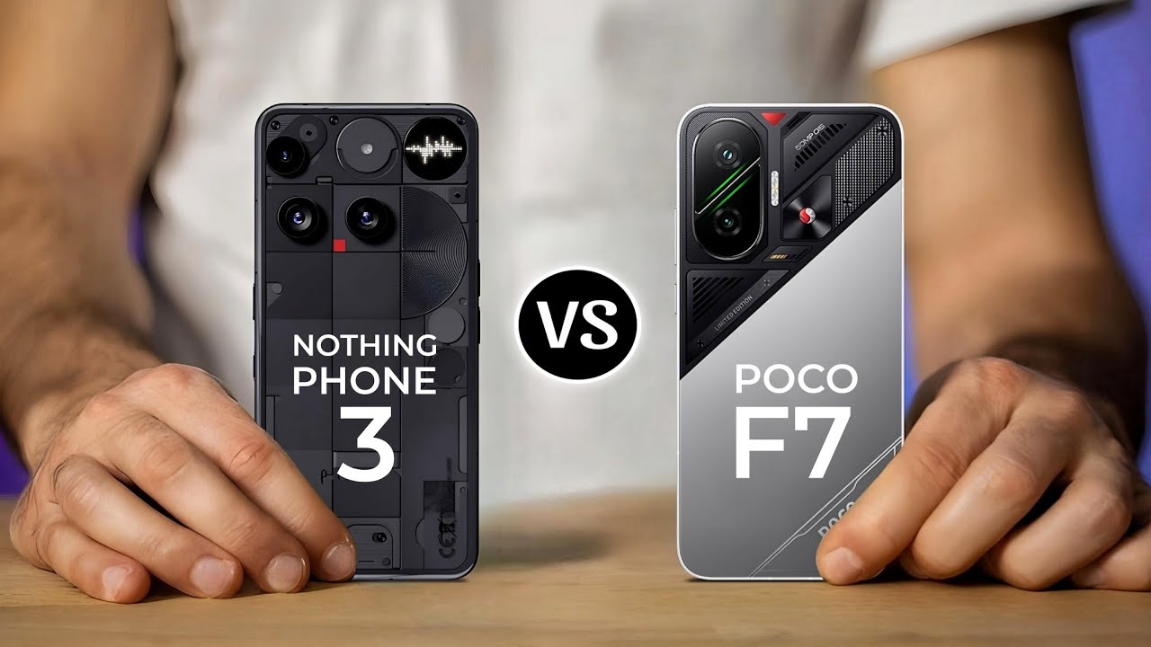 Nothing Phone 3 Vs Poco F7 || Full Specs Comparison