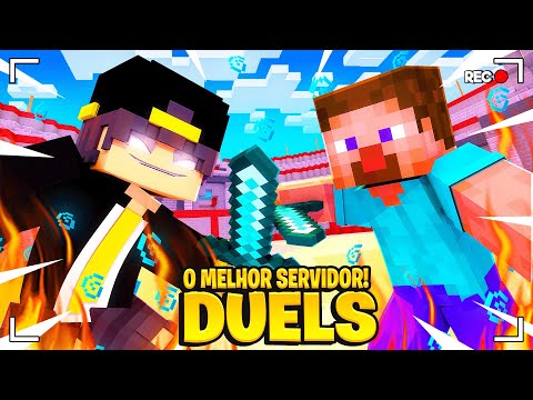 NOVO SERVER DE MINECRAFT DUELS 2025 X1 / GLADIATOR / BOXE/ NO DEBUFF / SUMÔ!