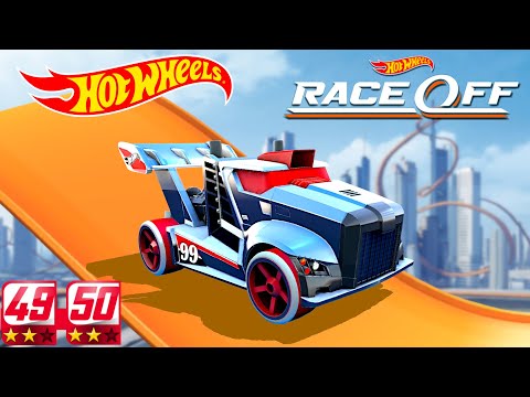 HOT WHEELS RACE OFF – New Car Rig Storm – Gameplay #21 – Set 5 Heavy Duty - Levels 49 and 50 - YouTube