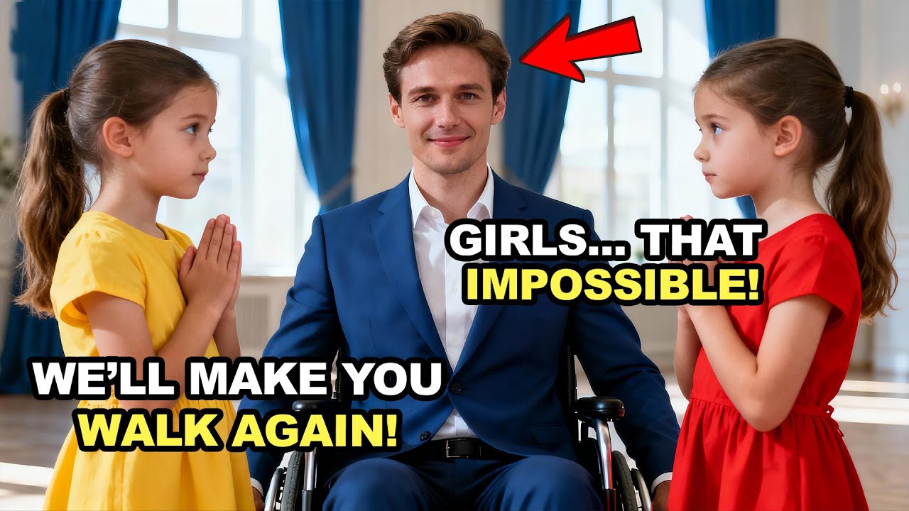 A WHEELCHAIR-BOUND MILLIONAIRE MOCKS BEGGAR TWINS — UNTIL HE FEELS HIS LEGS MOVE AGAIN