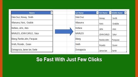 How  Separate Names in Excel: Last, First, Middle Name? A Trick for Teachers
