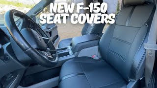 The Best Seat Covers for the F150! Carbon Fiber Inserts! #f150mods