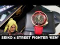 UNBOXING: Seiko Street Fighter Ken Limited Edition Automatic Sports Watch!