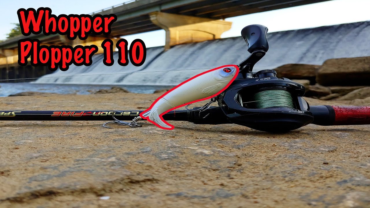 this spillway holds big bass !!!!! (first whopper plopper fish this year)