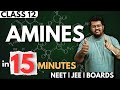 Class 12 chemistry  amines in 15 minutes  neet 2024
