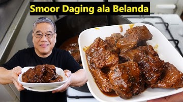 Semur daging sapi untuk lebaran dagingnya sampai lumer di mulut (smoor ala Belanda)