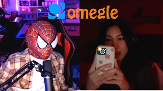 Spiderman sings shawn mendes songs on omegle!