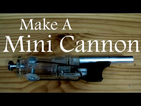 Make a Mini Cannon from a Lighter