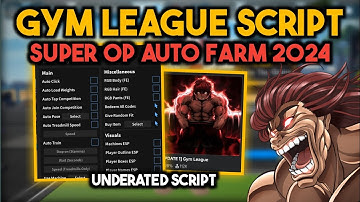 🏋️Gym League Script Hack Super Op Gui Auto Train/Click | ArceusX Executer