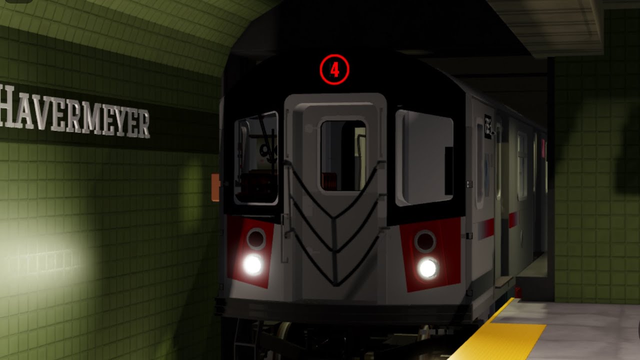 R142A 4 Local train ride Via Express From Coxwell Street to Bridge ...