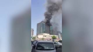 Fire breaks out in Abu Dhabi building