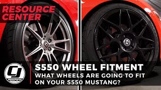 S550 Mustang wheel fitment options | Finding the perfect wheel setup for function and form