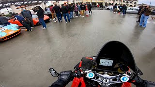 Panigale V4R Goes To Cars & Coffee Meet