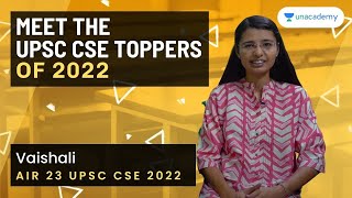 AIR 23 Vaishali UPSC CSE 2022 | Mathematics Optional | 5th Attempt | Meet the UPSC Toppers