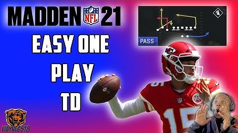 USE THIS EASY ONE PLAY TD IN MADDEN 21 NOW TO WIN MORE GAMES!