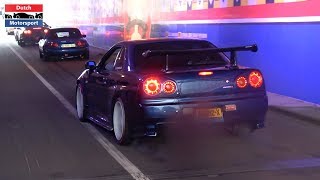 JDM CARS vs TUNNEL - Skyline, 800HP Supra, LC500h, RX7, 300ZX, Lancer Evo, 200SX, Aristo,...