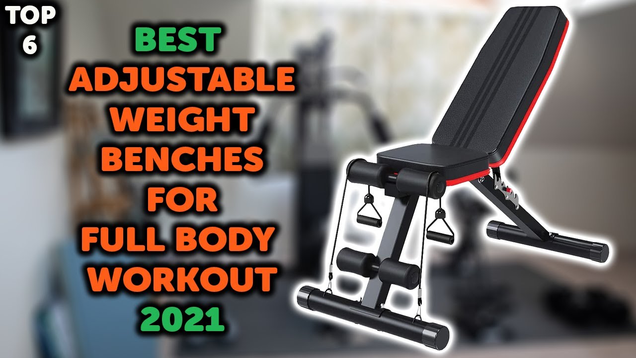 Kenxen Adjustable Weight Bench for Full Body Workout Multi-Purpose Utility Weight Bench Foldable Flat Bench Press Dumbbells Bench for Home Gym 