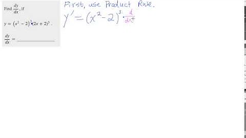 Product Rule and Chain Rule combined