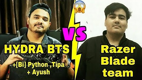 PUBG ll INTENSE FIGHT ll HYDRA BTS vs RAZER BLADE TEAM ll must watch #noobgamer #nb