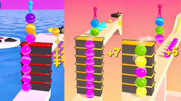 Max Levels 🏃‍♀️😁Stack Rider All Levels Walkthrough Android, iOS Gameplay New  UPDATE V.9