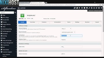 Installing HelpDeskZ with Softaculous in cPanel