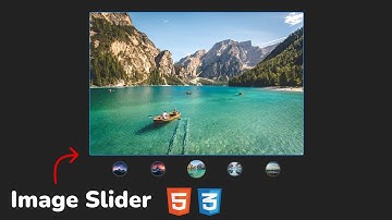 CSS‑Only Image Slider Tutorial | Как сделать слайдер на CSS