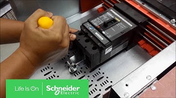 Installing PowerPact J Frame Breaker into I-Line® Panel | Schneider Electric Support