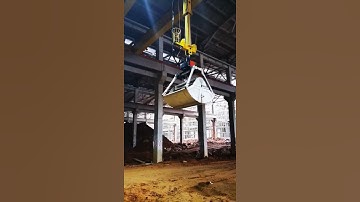 Automatic grab crane