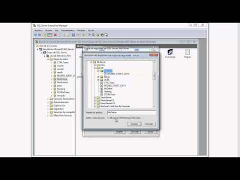 Tutorial - Crear Backup SQL 2000 Mu Server